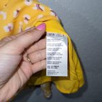 Free People French Femme Yellow Mini Floral Sundress Size Small Photo 3