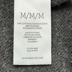 CAbi  Charcoal Gray Put On Ruched Long Sleeve Sweatshirt Dress # 3650 Medium Photo 7