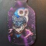 Blue Owl Hand Sanitizer Keychain Holder New Photo 0