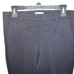 Lila Rose black with white polka dots stretchy side zip slacks size 8 Black Photo 1
