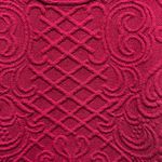 Deletta  for Anthropologie magenta textured 3/4 sleeve sweater size s Photo 3