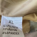 Unbranded Tan XL Lined Suit Jacket with 1 Button Front and 2 Outside Pockets Photo 10