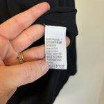 James Perse  Womens Crepe Top Blouse Shoulder Button Details Black Size 1‎ small Photo 2