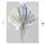 NWT evelyne prelonge faux fur and cashmere scarf in‎ glacier Gray Size undefined Photo 7