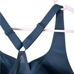 Athleta 34 DD Advance Zip Front Bra Sequoia Blue teal blue Activewear athletic Photo 8