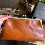 Patricia Nash Authentic LEATHER EMBOSSED GRAPE LEAF FRAME CROSB/CLUTCH/WALLET Photo 7