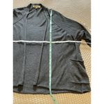 Democracy Womens Cardigan Size M blue long open front buttons on sleeves pockets Photo 6