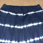J. Jill Pure Jill Tie Dye French Terry Drawstring Pants l Dusty Indigo Navy XL Blue Photo 3