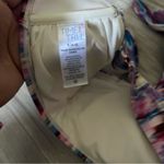 Time & Tru  multicolor watercolor bikini Top size Small 4-6 NWT Photo 2