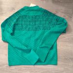 DSG Momentum Seamless 1/4 Zip Melted Emerald Fair Isle Arhletoc Top Size XL Green Photo 5