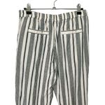 Marine layer  Alison Cropped Pants Stripe Dolphin Hem Women’s Size Small Photo 4