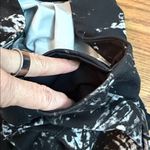 Alo Yoga  High-Waist Leggings Black White Marble Print Size M Photo 9