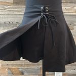 Silence + Noise UO  Black Sleeveless Romper Wrap around Skirt Open Back Size S Photo 1