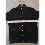 Ralph Lauren  Rare Vintage 90s Black Velour Jacket And Pants Set Size Medium Photo 6