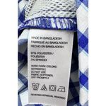 IZOD  Golf Bermuda Shorts‎ Women's 12 Blue & White Checked Mid Rise 10" Inseam Photo 5