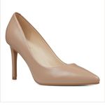 Nine West  Etta women’s leather high heels beige leather size 8 Photo 0