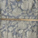 Waverly Grey Liberant Lace Floral Striped Dress Size M Adjustable Straps Blue Size M Photo 5