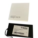 Alexander McQueen  Metallic Silver Clutch Photo 4