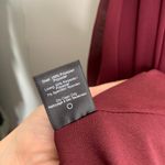 Dress the Population Burgundy Alicia Mixed Media Midi Dress Photo 12