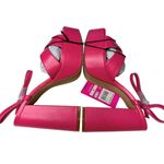 Rampage  Open Toe Ankle Strap Patricia Platform Block Heel Sandals Size 8 Pink Photo 9