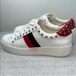 Elle Steve Madden  Belle Low Top Sneaker Studded Lace Up size8.5              ordr192 Photo 3