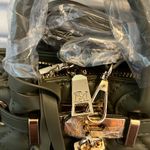 Badgley Mischka NWT Mini Diamond Quilted Tote with Front Lock - Stone Photo 3