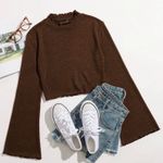 SheIn Cropped Sweater Photo 1