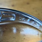 Natural Aquamarine Sterling Silver Ring Size 8 Photo 6