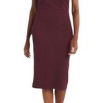 Nine Britton Arianca Merlot Midi Dress Sleeveless size 1X Photo 0