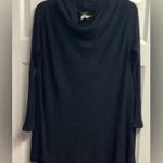 Free People /We The Free Lover Ribbed Black 3/4 Sleeved Tunic Sweater Size Medium Photo 3