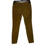 prAna SZ 6 Trinity Corduroy Pants Low-Rise Fitted Zip-Fly Pocket Tortoise Women Photo 3