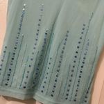 The Limited Women’s Y2K Nylon  Blue Sequin See Through Tank Top Shirt Sz M Medium Photo 1