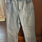 Abercrombie & Fitch Curve love 90s straight ultra high rise jeans Photo 1