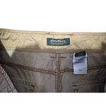 Eddie Bauer  Cargo‎ Shorts Outdoor Casual Khaki Drawstring Womens Size 16 Photo 3