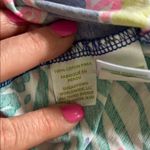 Lilly Pulitzer  BLYTHE TANK DRESS MINI CASA AZUL FLORAL PRINT WOMENS SIZE LARGE Photo 13