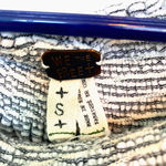 We The Free People White Gray Stripe Lexington Tee Women's Size Small Photo 2