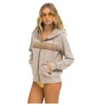 Aviator Nation  5 STRIPE Zip Hoodie Size Large Photo 1