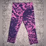 Nike Women’s Tie Dye Pink Dri-Fit Workout Leggings Photo 0