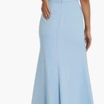 Mac Duggal NEW  Bow Shoulder V-Neck sleeveless powder blue Gown Size 6 Photo 1