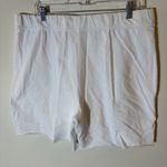 James Perse  White Lounge Shorts Size 4 (XL) 100% Cotton NWT Soft Knit Pull-On Photo 1