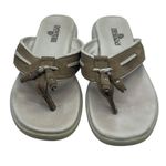 Sebago Comfort Flip Flop Sandals Suede Tassel Tan Size 6 Photo 1