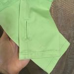 Free People  Movement Bright Green Sheer Stripe Long Sleeve Crop Athletic Top Lar Photo 5