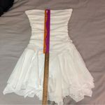 Princess Polly  White 4 Romper, Minxie Strapless Playsuit White, Mini Dress Look Photo 3