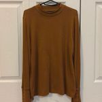 Rafaella yellow/rust colored long sleeve shirt Photo 1