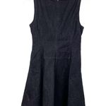 Pacific&Co Lauren Jeans Ralph Lauren Sleeveless Black Denim Fit & Flare Mini Dress Photo 1