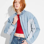 Wild Fable  Denim Bomber Jacket Photo 0