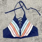 PINK - Victoria's Secret PINK Victoria’s Secret Bikini Top High Neck Halter Swimsuit XS New Photo 1
