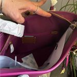 Coach Authentic  1941 pebbled leather zip top Tote Photo 8