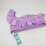 Seafolly Shine On Gathered Retro Bikini Bottom Brief Size 10 Eden Blue NWT Photo 2