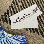 Lulu B Sleeveless Keyhole Top NWT UPF+50 Fabric NWT XS Blue Photo 1